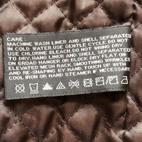 Liz Claiborne Outerwear Beautiful Brown winter coat lined Small - Picture 9 of 13